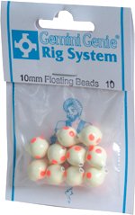8mm Floating Beads - spotted (10)