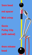 Genie Up & Over Pulley Clip Pkt 5