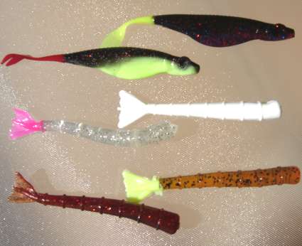 Soft Baits for Jig Heads x 10