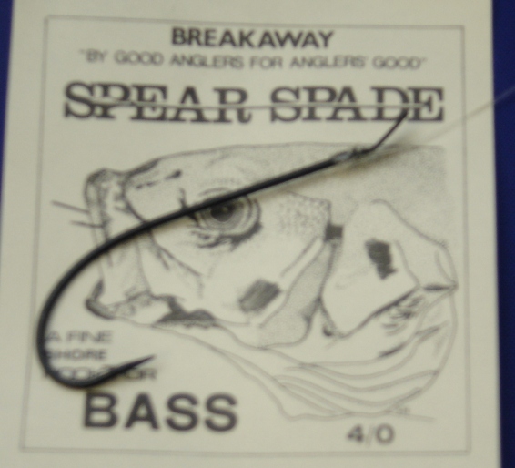 Breakaway Spear-Spade Sea Hooks Pkt 10