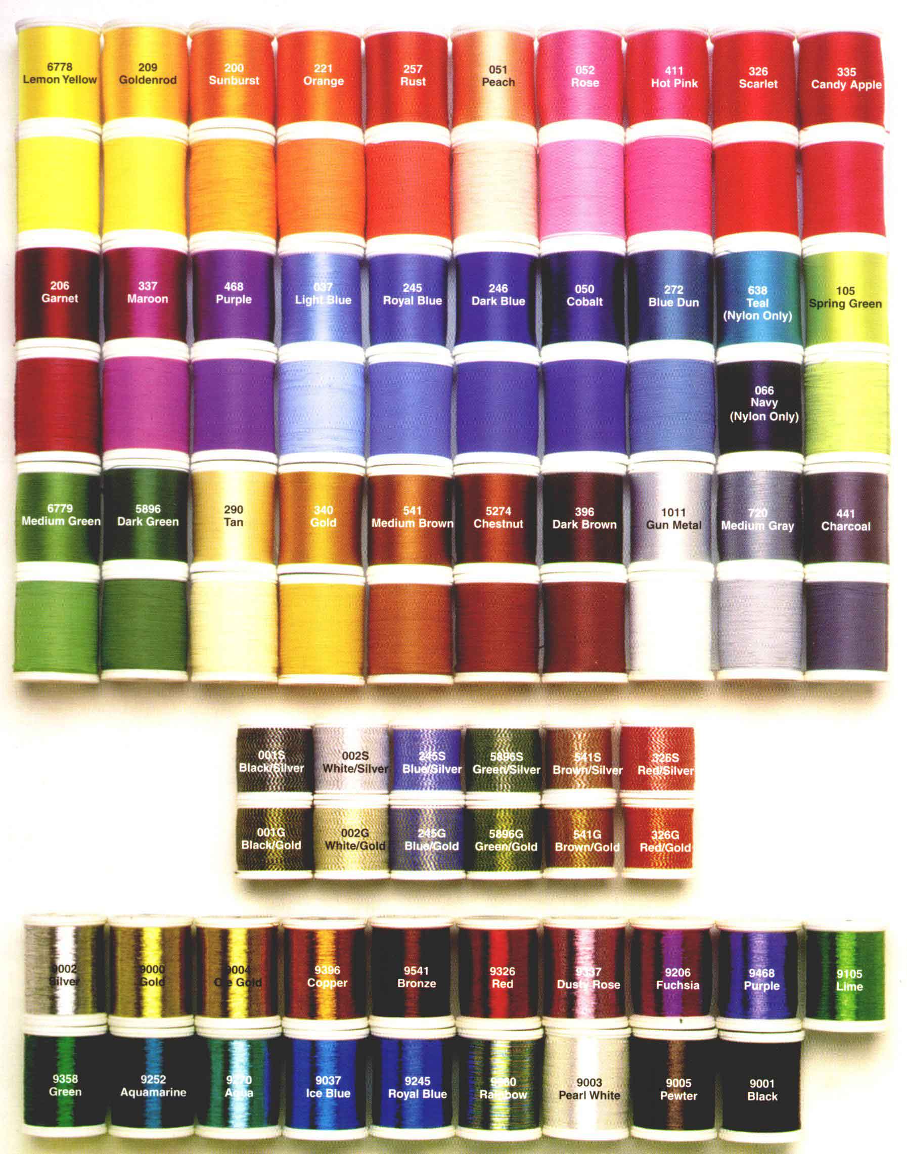 NCP Threads 100 yd spools C grade