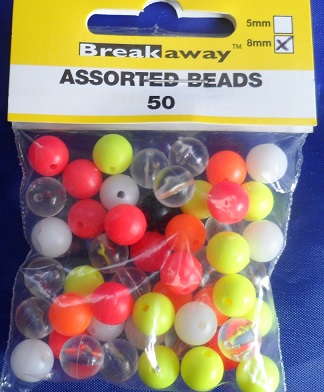 8mm beads x 50