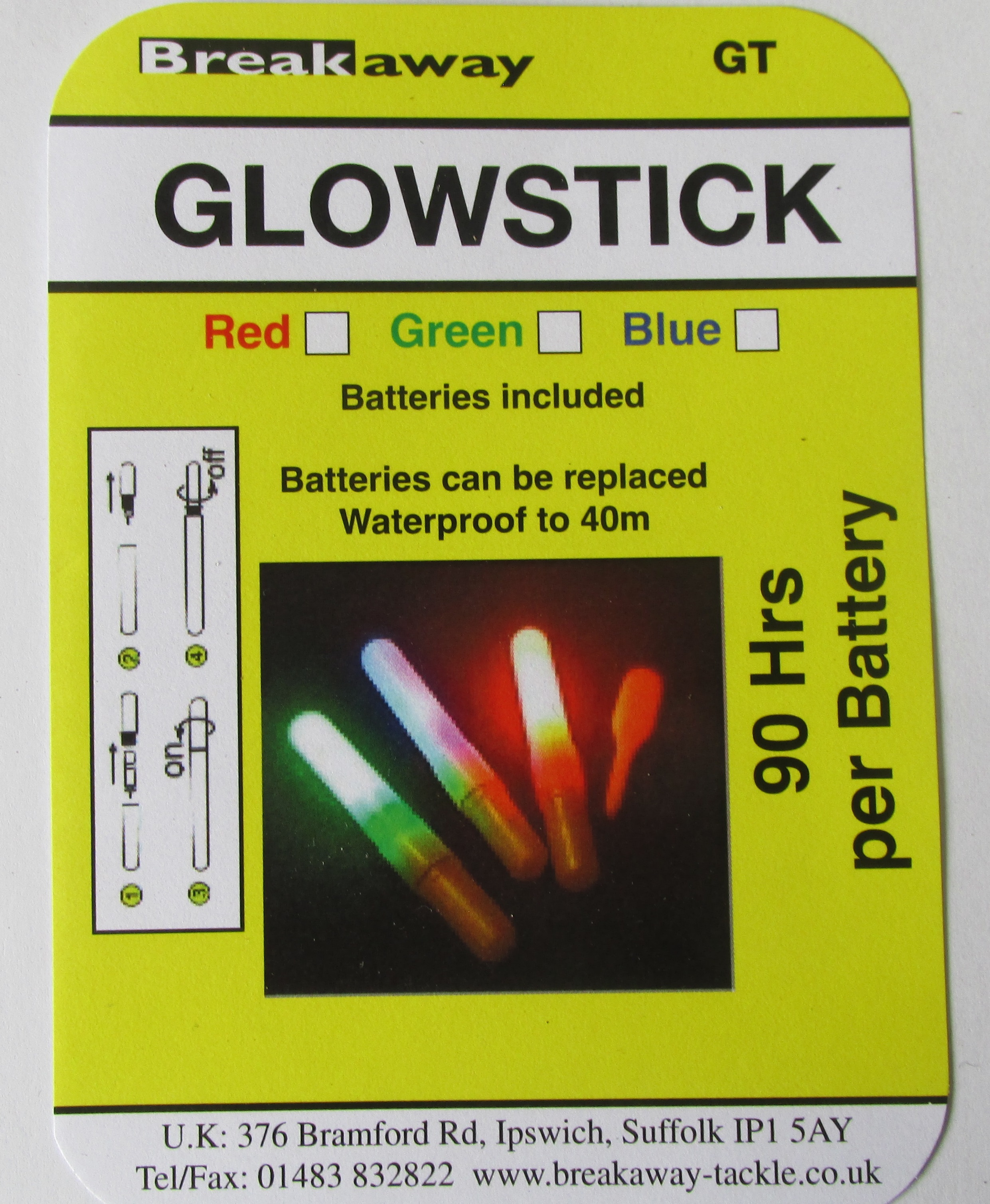 LED Glow lights With Lithium Batteries