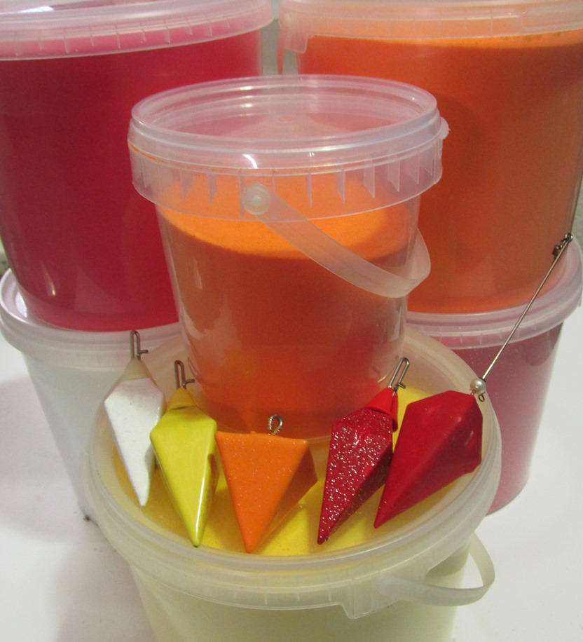 Powder coating for sea leads