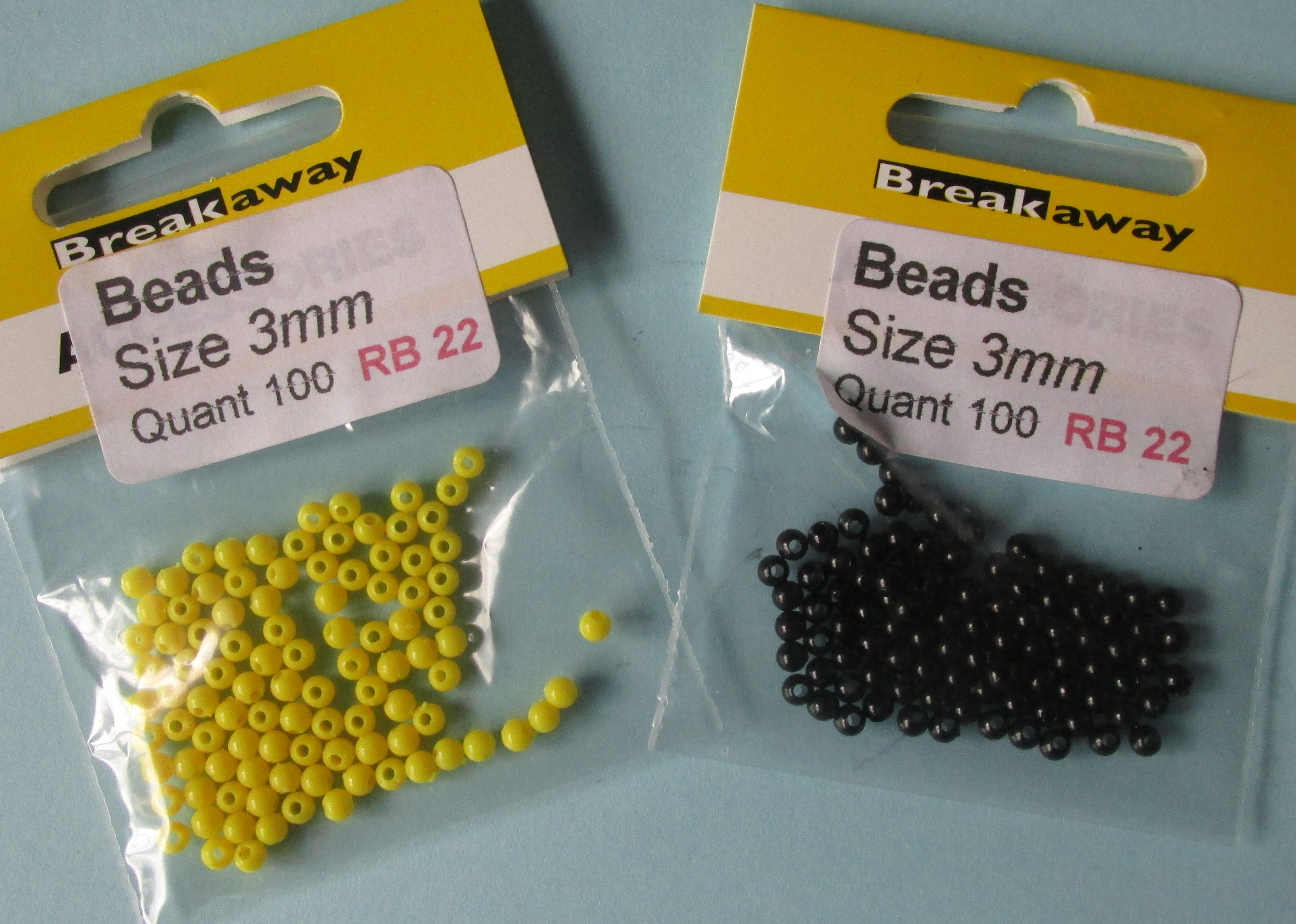 Rig Beads 3mm x 100