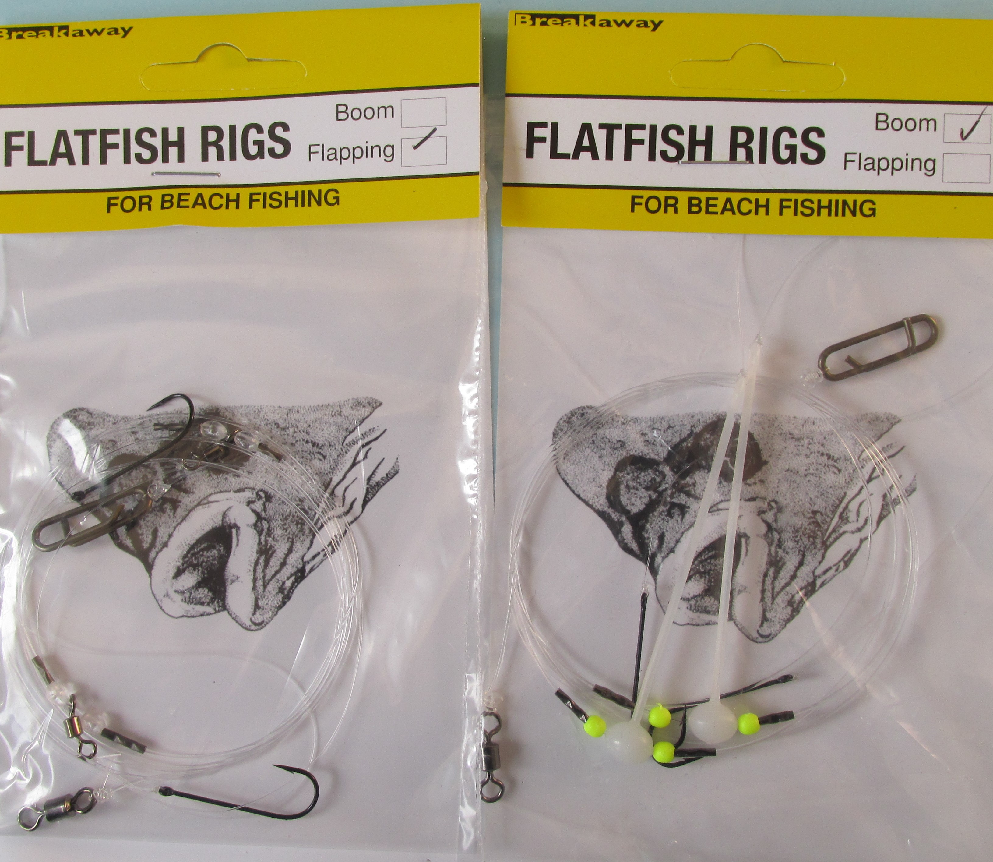 Breakaway ready to go Flatfish rigs