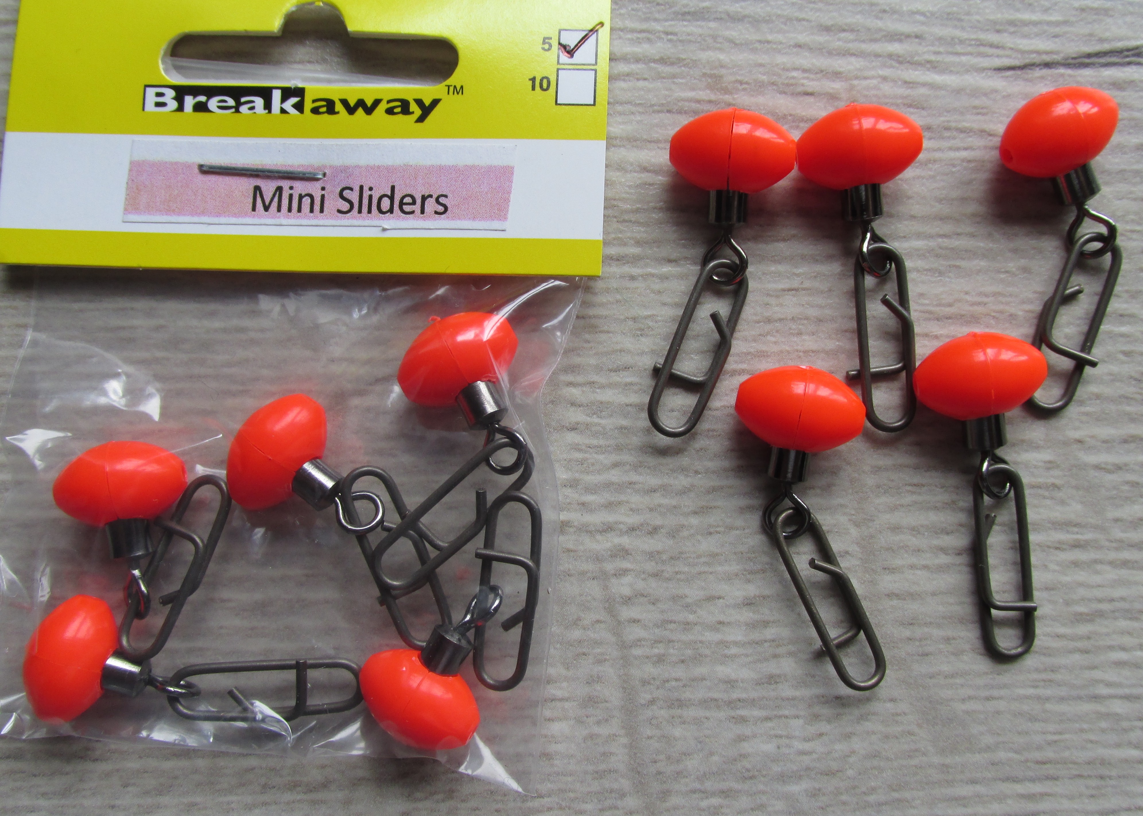 Breakaway mini sliders