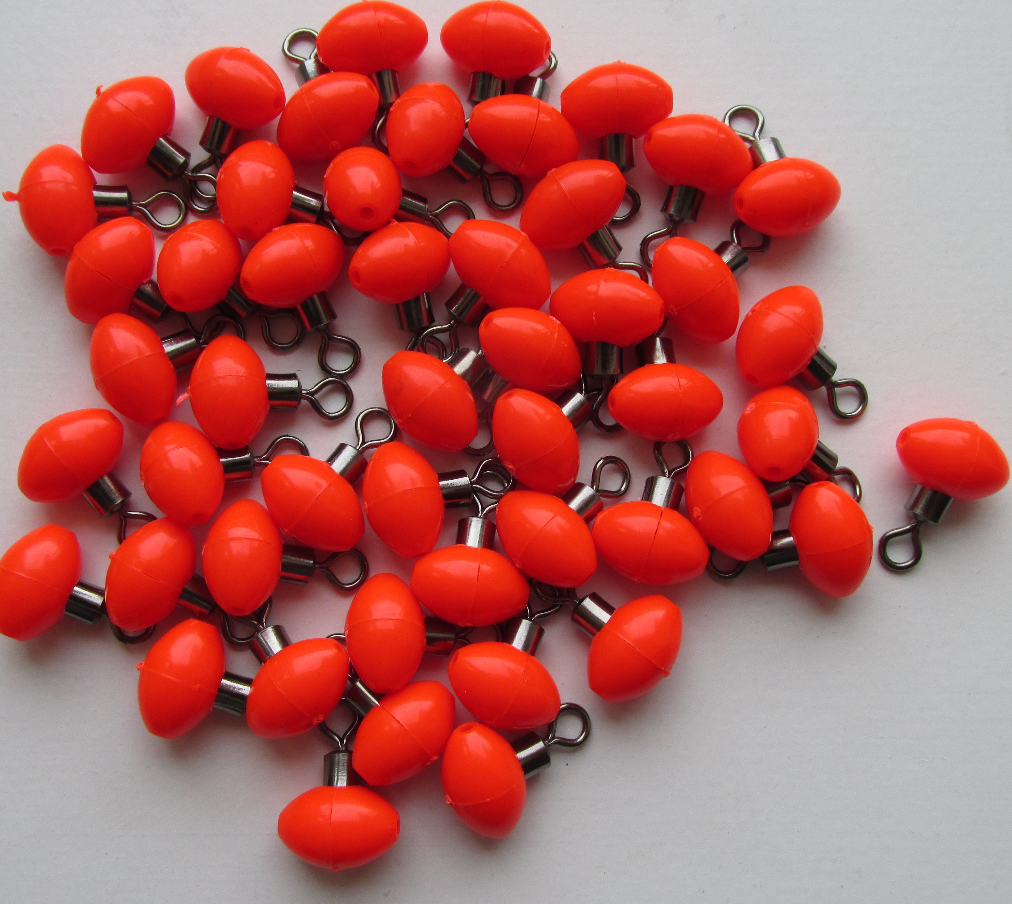 Pulley rig beads HI-VIZ RED